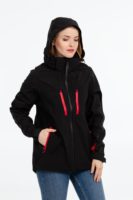 Куртка-трансформер женская Matrix, черная с красным, изображение 11