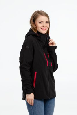 Куртка-трансформер женская Matrix, черная с красным, изображение 10