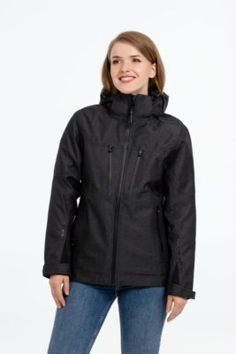 Куртка-трансформер женская Matrix, серая с черным, изображение 9