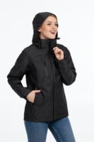 Куртка-трансформер женская Matrix, серая с черным, изображение 10