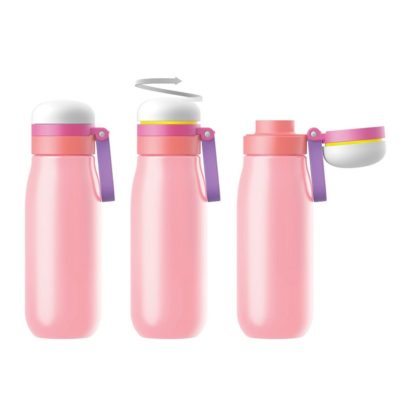 Вакуумная бутылка для воды Zoku, розовая, изображение 3