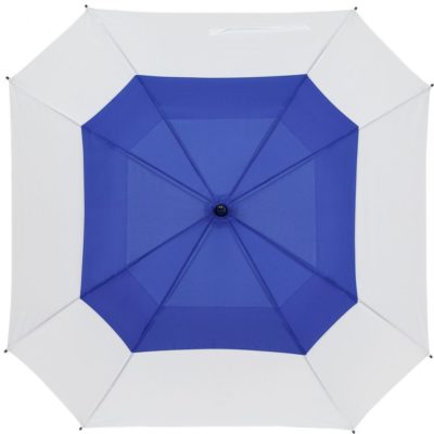 Квадратный зонт-трость Octagon, синий с белым, изображение 1