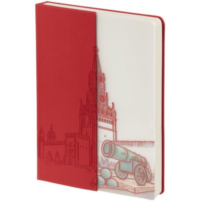Блокнот «Города. Москва», красный, изображение 2