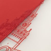 Блокнот «Города. Москва», красный, изображение 3