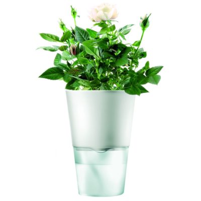 Горшок для растений Flowerpot, фарфоровый, голубой, изображение 1