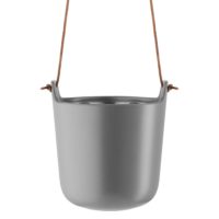 Горшок для растений Flowerpot, подвесной, серый, изображение 1