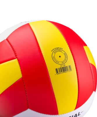 Волейбольный мяч Active, красный с желтым, изображение 4