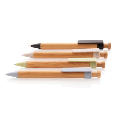 Бамбуковая ручка с клипом из пшеничной соломы — P610.541_5, изображение 5
