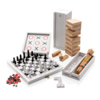 Набор настольных игр Микадо/Домино в деревянной коробке, изображение 6