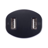 Зарядное устройство для автомобиля с 2 USB-портами, черный — P302.061_5, изображение 2