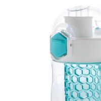 Герметичная бутылка для воды с контейнером для фруктов Honeycomb, бирюзовый — P436.265_5, изображение 5