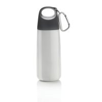 Бутылка для воды с карабином Bopp Mini, 350 мл, белый, изображение 1