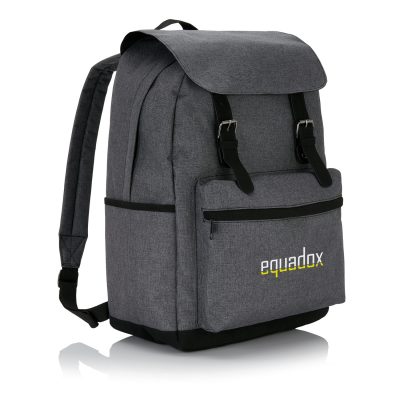 Стильный рюкзак для ноутбука с застежками на кнопках, изображение 2