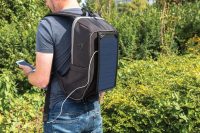 Походный рюкзак с солнечной батареей, черный, изображение 10