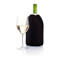 Термочехол для бутылки вина, черный, изображение 1