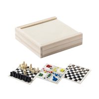 Набор игр «Game box» 3 в 1: шахматы, лудо и шашки, изображение 1