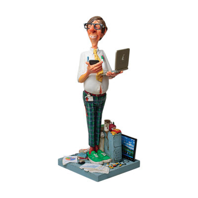 Скульптура «Компьютерный эксперт», изображение 1