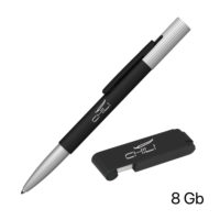 Набор ручка «Clas» + флеш-карта «Case» 8 Гб в футляре, покрытие soft touch — 6921-3S/8Gb_7, изображение 2