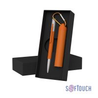 Набор ручка «Clas» + зарядное устройство «Minty» 2800 mAh в футляре, покрытие soft touch, изображение 1