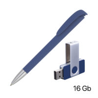 Набор ручка + флеш-карта 16Гб в футляре — 70128-21/16GB_7, изображение 2