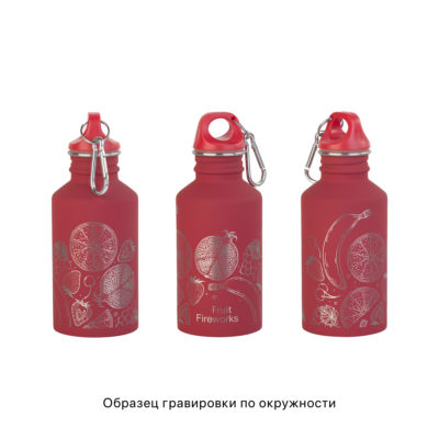 Бутылка для воды «Финиш», покрытие soft touch, 0,5 л. — 6359-4_7, изображение 4